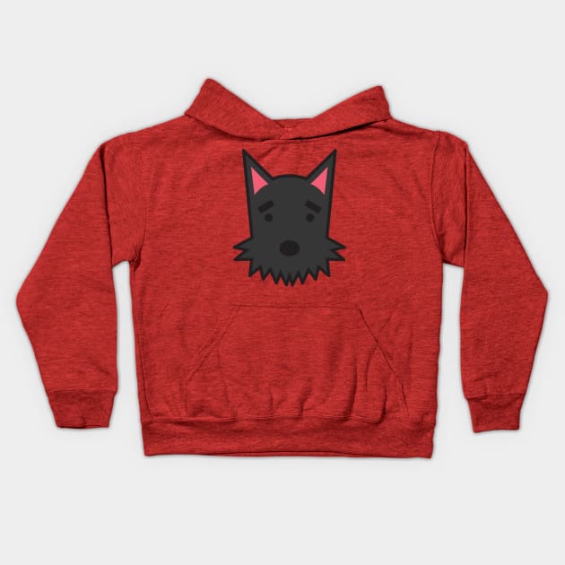 Scotty Kids Hoodie by threeblackdots